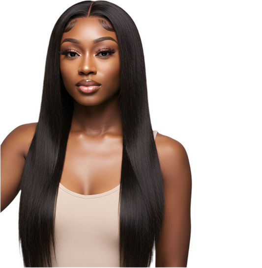 20” straight Wig